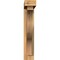 Ekena Millwork Funston Block Rough Sawn Bracket w/ Offset Brace, Western Red Cedar, 4"W x 18"D x 22"H BKT0402X18X22FST05RWR - alternate 2